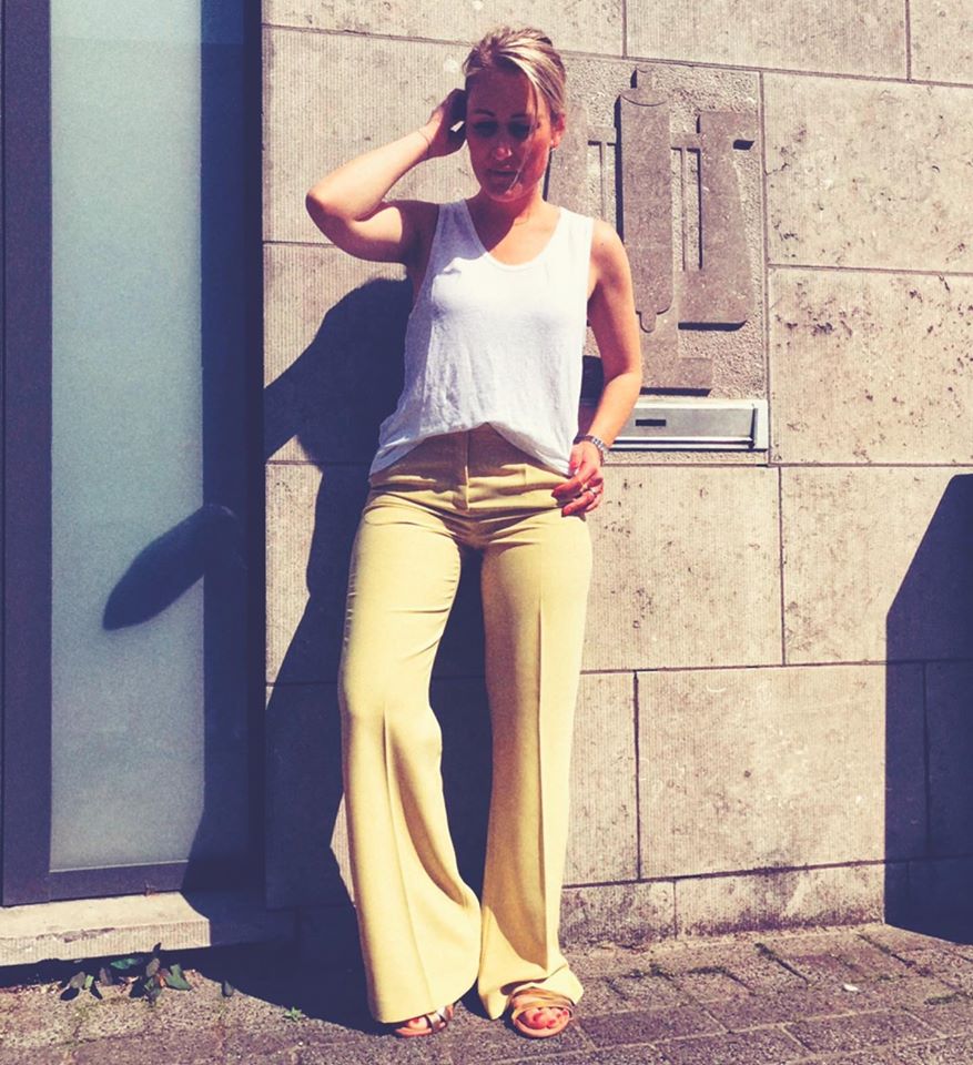 FAM The Label - julia loose yellow trousers