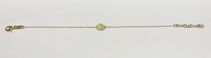 SAM&CEL goldplated bracelet with oval coin